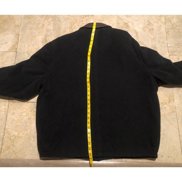 100% WOOL- WARM FRONT ZIP UP CLOSURE INSIDE LINED MEN'S JACKET SIZE X-LARGE - Picture 6 of 8